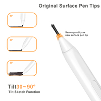 Stylo de tablette à écran tactile magnétique de vente d'usine 4096 stylet à pointe remplaçable sensible à la pression pour Microsoft Surface Pro