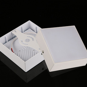 Panneau lumineux Led rond en aluminium, montage en Surface, cadre étroit de bureau, 18w, 24w, 36w, 48w, Smd - Product Image 3