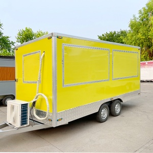 Camion de nourriture de boulangerie de rue extérieure Chariots à bière Camion de nourriture mobile avec cuisine complète - Product Image 1