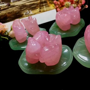 ขายส่งธรรมชาติคริสตัลสัตว์โรสควอตซ์แมนดารินเป็ด - Product Image 6