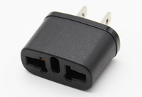 US Plug Adapter AU EU ke US Universal Plug Converter Travel Power Strip Eropa ke USA Outlet soket listrik