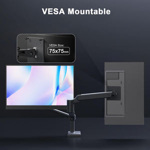 Портативный монитор 18,5 дюймов 120 Гц 1080P с подставкой VESA 180 подставке ультра-тонкий IPS HDR дорожный второй монитор для ноутбука - Product Image 2