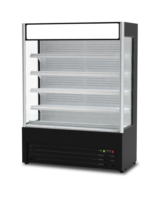 Commercial Upright Open Chiller Smart Supermarket