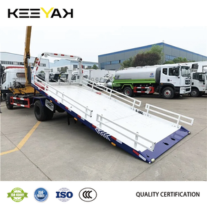 Camion tracteur DongFeng 4x2 fabriqué en Chine, plateforme coulissante professionnelle, camion de dépannage, camion de remorquage, sous-élévateur pour le sauvetage et la récupération - Product Image 5