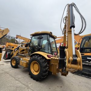 Top vente chargeuse sur chenilles pelle Caterpillar 420F 420f2 chargeuse-pelleteuse d'occasion CAT420FII vente de Shanghai - Product Image 1