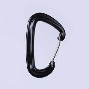Mosquetón de puerta de alambre 12kn de fábrica, gancho de aleación de aluminio 7075 para <span class=keywords><strong>Hamaca</strong></span>, camping o gimnasio, gancho de seguridad para exteriores, logotipo personalizado - Product Image 3