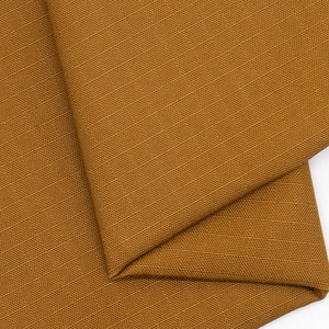 Tela de algodón puro 12*10 con diseño de cuadrícula Marten, prelavada, sin elasticidad, tejido drill, color caqui, para prendas de vestir, en stock. - Product Image 6