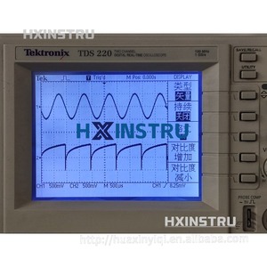 Oscilloscope numérique Tektronix TDS220 2 canaux 100 MHz en bon état d'occasion hx1 - Product Image 4