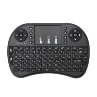 Mini I8 Wireless Keyboard Mouse Combo Remote Control dengan Lampu Latar Tiga/Tujuh Warna untuk Komputer TV Set-Top Box Stok 1000 DPI