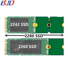 M.2 NGFF NVMe SSD 2242 de 2260 a 2280 longitud adaptador de extensión entre corchetes sólido de disco duro convertidor - Product Image 5
