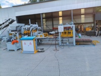 Mesin Pembuat Batako Interlock Otomatis Penuh QT6-15 dengan Kontrol PLC Produktivitas Tinggi, Bebas Pompa dan Pallet