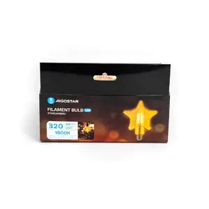 Bombilla LED de filamento E27 4W, luz cálida, ahorro de energía, ideal para decoración y ambientes acogedores. - Product Image 2