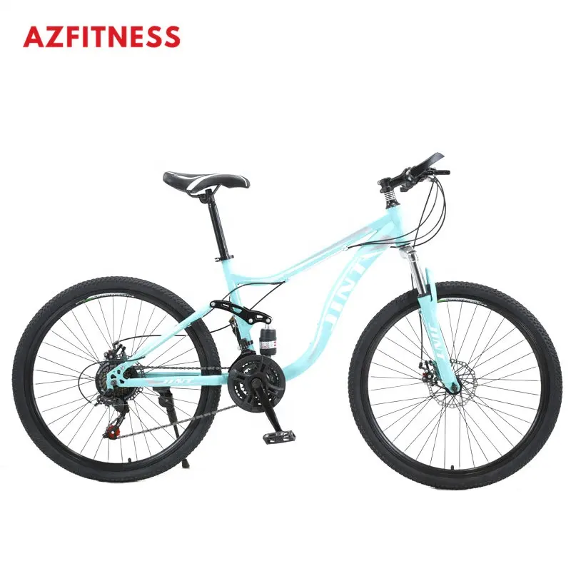 Factory Wholesale 24/26 Inch 21 Speed Spoked Wheel High Quality Frame Suspension Mtb Adult Chinese Bicycle Mountain Bike