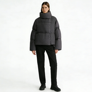 Piumino Parka Corto <span class=keywords><strong>Oversize</strong></span> Nero da <span class=keywords><strong>Donna</strong></span> LOVEXUAN, <span class=keywords><strong>Giacca</strong></span> <span class=keywords><strong>Invernale</strong></span> Imbottita in Piuma d'Anatra da <span class=keywords><strong>Donna</strong></span> / Cappotto da <span class=keywords><strong>Donna</strong></span> - Product Image 1
