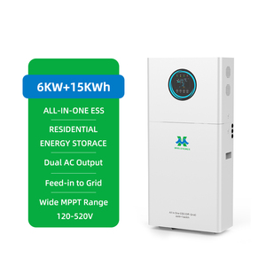 แบตเตอรี่เก็บพลังงานภายในบ้าน 16kWh 51.2V 314Ah ระบบแบบ All-in-One ที่สามารถวางซ้อนกันได้ หน้าจอสัมผัส LCD 6000 รอบการใช้งาน CAN - Product Image 1