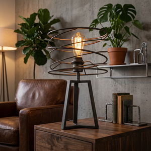 Lámparas de Mesa LED Modernas al por Mayor, Acabado Dorado, Construcción de Aluminio, E27/E14/B22, Alto CRI 95, Cuidado de la Vista, para Decoración del Hogar y Dormitorio - Product Image 5
