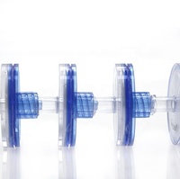 Filtre à seringue à double verrouillage Luer PTFE hydrophile non stérile de 28mm Microlab Scientific