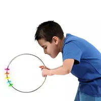 MINE Cincin Gulung Akrobatik Multi-fungsi Mainan Anak-anak Cincin Ajaib Kustom Permainan Cacat Minum Mainan Latihan Koordinasi Tubuh