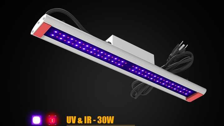 UV IR Supplemental Light Bar for Plant LED Grow Lights
