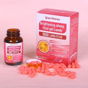 Qianmeiren gençleştirici koyun plasenta kapsül güzellik ürünleri yetişkinler için (şekersiz bitkisel takviyeler 60 sayısı 2 günlük) - Product Image 4