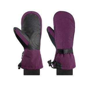 Invierno a prueba de frío térmico Color negro y amarillo Manopla-Snowboard Manga larga Resistente al agua Guantes de esquí transpirables a prueba de viento - Product Image 4