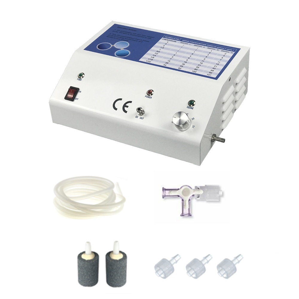 AQUAPURE Medical O3 Insufflation rectale Cicatrisant les plaies Traitement dentaire Kit d'équipement de thérapie à l'ozone avec pompe et catalyseur à l'ozone