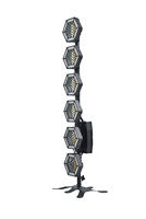 KXD 6 LED COB RGB 3 en 1, lumière linéaire vintage rétro, DMX512, lumière de scène rétro pour DJ, concert, fête, mariage, boîte de nuit