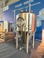 Cuve de Fermentation Unitank en Acier Inoxydable 304 de Haute Qualité 10BBL 1200L avec Trappe Latérale pour Micro-Bière Artisanale