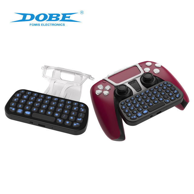 TP5-0556S for PS5 Wireless Keyboard for PS5 Controller Wireless Keyboard with Backlight Game Accessories for PS5