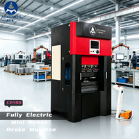 Presse plieuse mini électrique personnalisée 12T600MM, machine de pliage CNC 3 axes entièrement automatique pour tôles, pliage OEM ODM