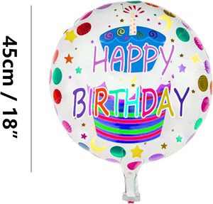 New Design Eco-Friendly 18 Inches English Multi Styles Gravure Printed Candle Cake <b>Birthday</b> Foil Balloons <b>for</b> Party <b>Decoration</b> - Product Image 3