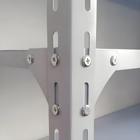 Étagères en acier angulaire multifonctionnelles, rayonnages de stockage personnalisables pour magasin, entrepôt