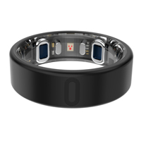 Bague connectée intelligente pour hommes et femmes avec fonction d'évaluation EDA, modes multisports, prise de photos par vibration et suivi quotidien de la santé