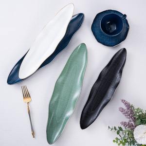 Vente en gros de vaisselle de <span class=keywords><strong>restaurant</strong></span> Assiette peu profonde en porcelaine osseuse mate de style <span class=keywords><strong>japonais</strong></span> pour HORECA - Product Image 4