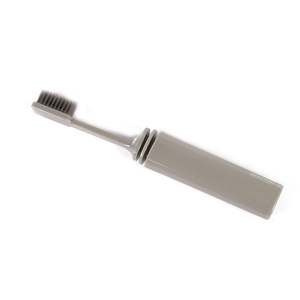 Brosse à dents pliable en bambou portable, poils doux, facile à plier pour les voyages, le camping, la randonnée, les aventures en plein air - Product Image 4