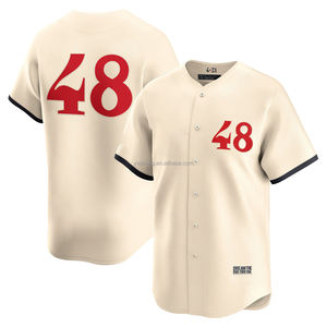 Мужская бейсбольная форма 2025 года на заказ, дышащая, с V-образным вырезом, больших размеров, с вышитыми бежевыми логотипами, в стиле Texas City Connect - Product Image 4