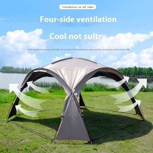 Tente dôme extra large portable coupe-vent et imperméable pour camping, pique-nique et parc – Bâche de protection - Product Image 4