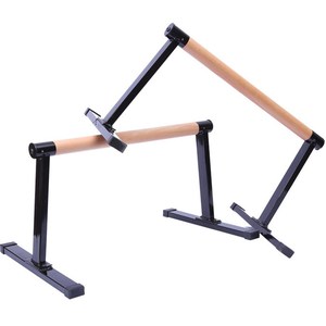 Utilisation commerciale vente chaude Dip Push up Stand manche en bois Gym Equalzer Paralettes en bois - Product Image 1