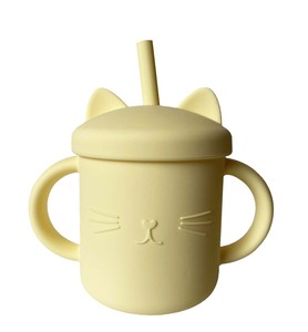 Taza de bebé de silicona saludable respetuosa con el medio ambiente, la mejor venta, Linda, sin Bpa, apta para lavavajillas, para entrenamiento infantil - Product Image 3