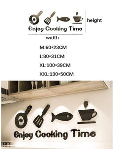 Sticker <span class=keywords><strong>mural</strong></span> 3D pour tasse à café DIY Stickers muraux en acrylique Décoration de la maison de la salle de cuisine - Product Image 6