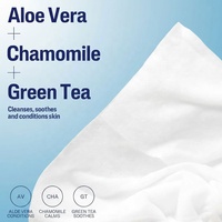 Serviette jetable pour le visage en mélange de bambou et coton, respectueuse de la peau, sans produits chimiques, solution d'hygiène pour les marques