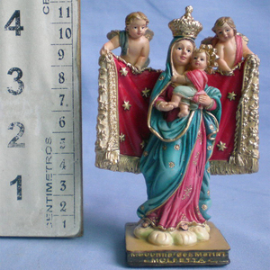 Venta al por mayor católica religiosa Virgen María resina artesanía Nuestra Señora de Fátima estatua <span class=keywords><strong>madre</strong></span> María estatua escultura - Product Image 2