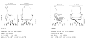 Silla de Oficina Ergonómica de Malla con Respaldo Alto, Giratoria, Ejecutiva, Comercial, para Gaming Avanzado, con Respaldo Ajustable - Product Image 3
