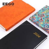 Agenda classique personnalisé avec logo, 100 pages intérieures, planificateur budgétaire rechargeable, carnet intelligent en cuir pour entreprise avec porte-stylo