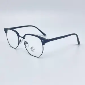 Óculos de liga grossa vintage para homens e mulheres, óculos ópticos para óculos, atacado