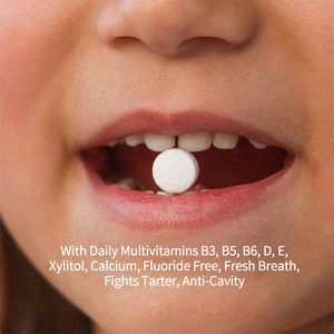 Tùy Chỉnh Chew Nước súc miệng Tab Chống Khoang Chiến Đấu Tarter Multivitamins Bong Bóng Kẹo Cao Su Kem Đánh Răng Máy Tính Bảng - Product Image 3