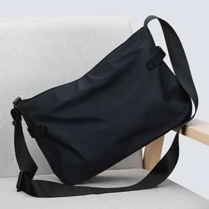 Men's Crossbody <b>Bag</b> Large Capacity Oxford Cloth Solid Color Casual Travel Shoulder <b>Bag</b> - Product Image 1