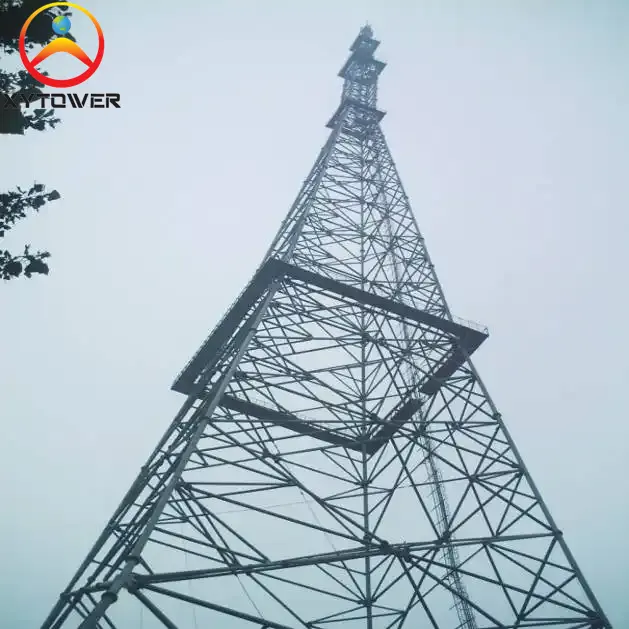 Gegalvaniseerde Radio Internet Wifi 4G Celtoren Engel Stalen Telecom Toren Met 4 Poten