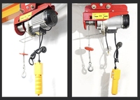 Nouvelle mini-treuil électrique de construction PA1000 20m avec câble métallique personnalisable et boîtier en aluminium