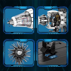 Reobrix 33018 Robot Theme 52-Piece Plastic <b>Building</b> <b>Block</b> Model Desktop Toy - Product Image 5